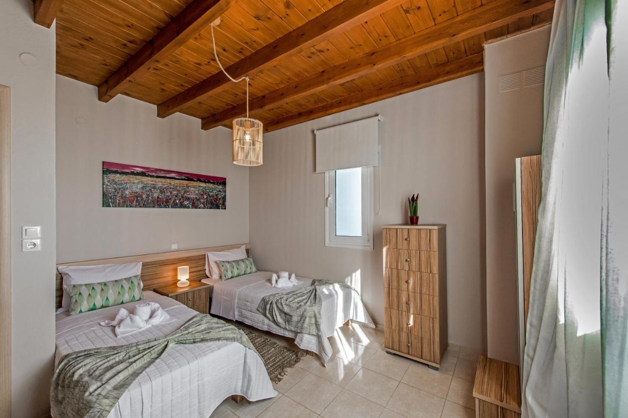 Tranquil Sea View Villa With Private Pool, Just 2Km From The Beach! Agia Galini Eksteriør billede
