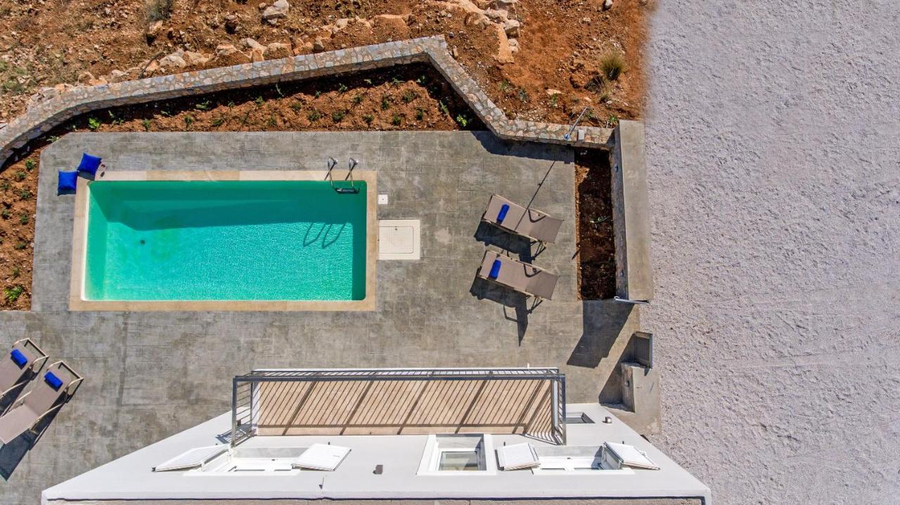 Tranquil Sea View Villa With Private Pool, Just 2Km From The Beach! Agia Galini Eksteriør billede