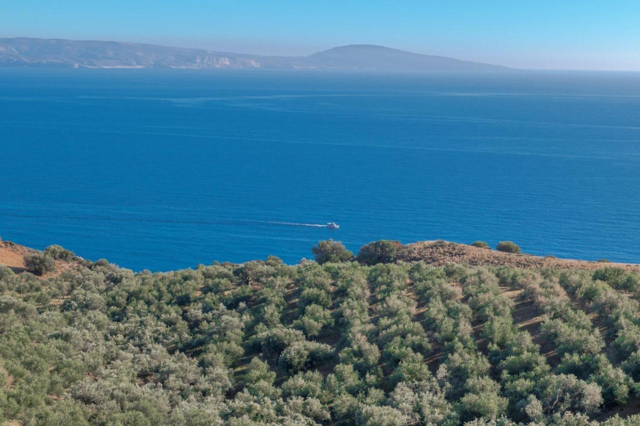 Tranquil Sea View Villa With Private Pool, Just 2Km From The Beach! Agia Galini Eksteriør billede